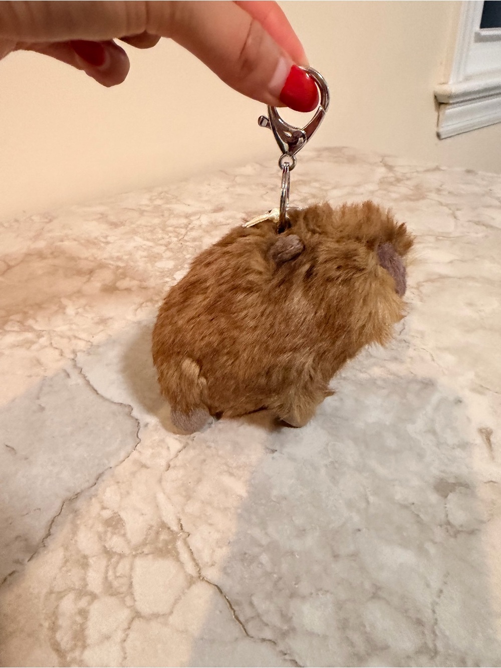 Jellycat Clyde capybara bag charm with tags authentic - Picture 3 of 8